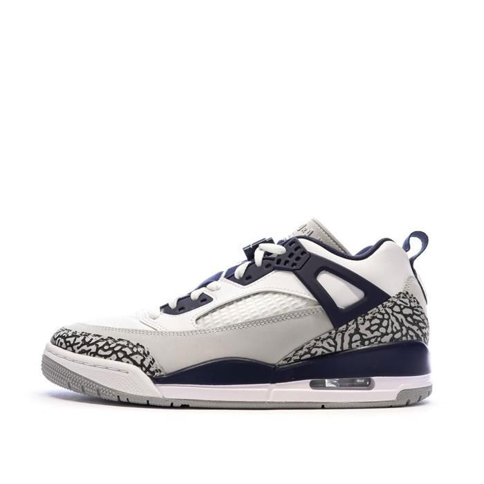 Nike Baskets Blanc/Marine Homme Nike Jordan Spizike Low