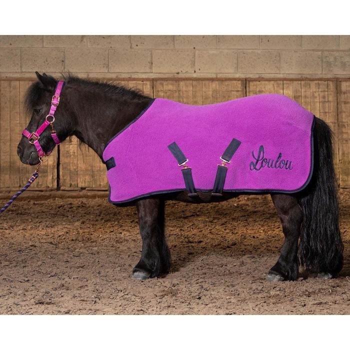 Comparer les prix de Couverture polaire pour cheval Harrys Horse LouLou Quinn - Violet - 145 cm