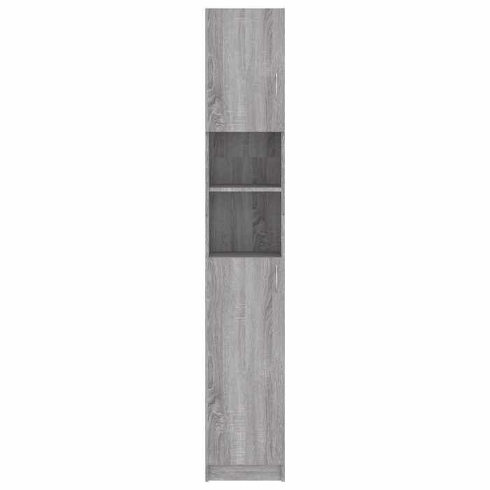 Soldes Printemps Armoire de bain - SOLOMOON - Meuble wc - Sonoma gris 32x255x190 cm Bois dingénierie SSS1894