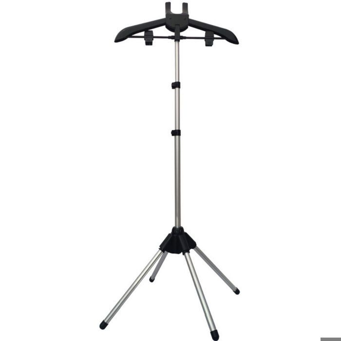 Défroisseur vapeur portable - MHY® - Télescopique et pliable - Hauteur réglable jusquà 160 cm - Cintre rotatif 360°