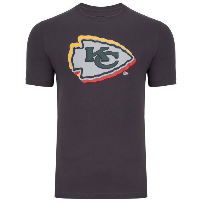 T-shirt - NEW ERA - NFL DRAFT Kansas City Chiefs graphite - col rond - 100% coton - gris