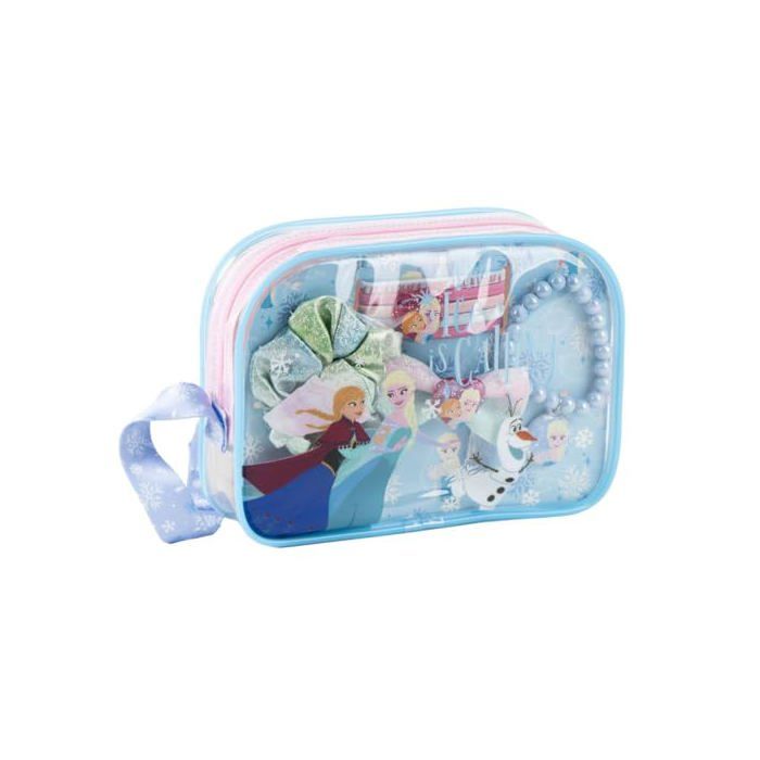 Set de beauté pochette - CERDÁ LIFES LITTLE MOMENTS - La Reine des Neiges - Sac décoré film - Accessoires de jeu - Facile à porter