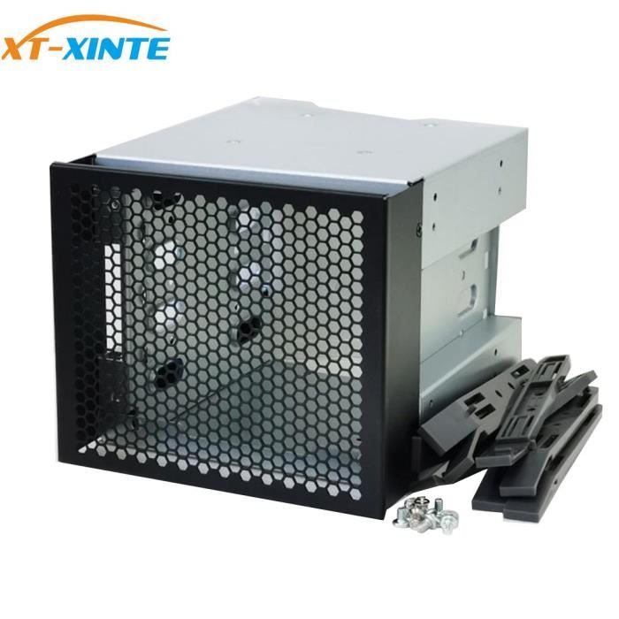 Cage HDD 5,25 Vers 5 X 3,5 Pouces SATA - Adaptateur Baie Disque Dur 5 Disques PC Bureau