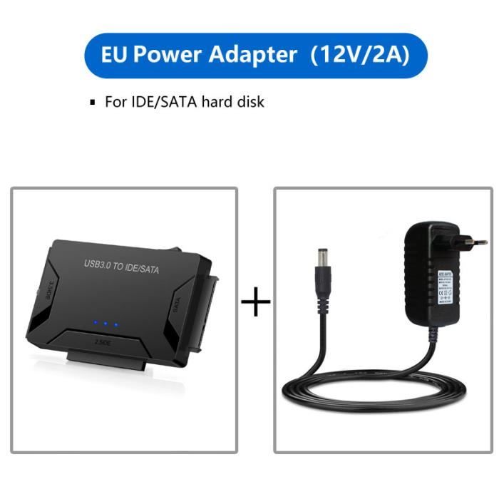 UE - Adaptateur SATA vers USB IDE SATA vers USB 3.0, câble pour disque ...
