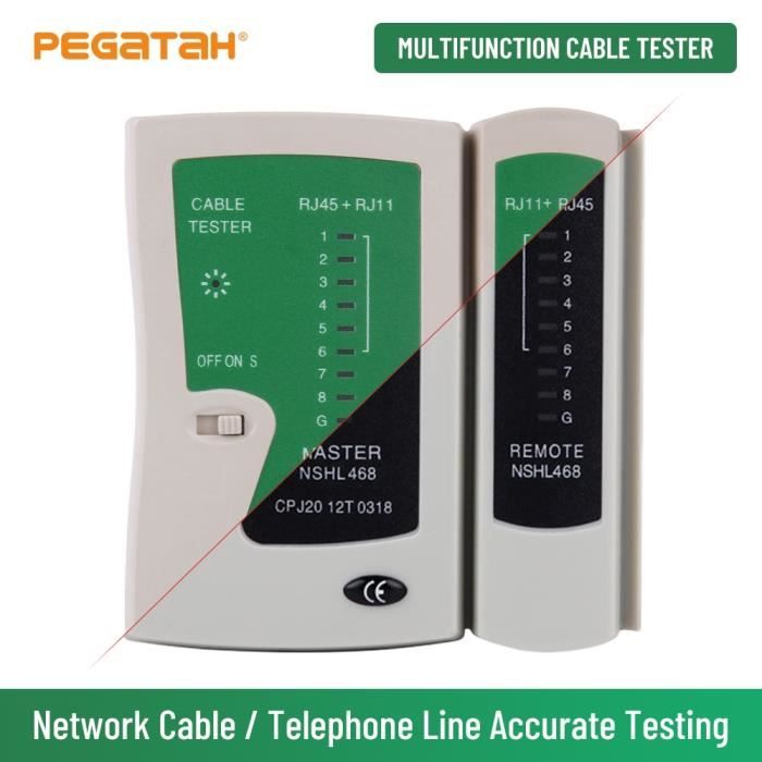 Noyafa NF-8601S Testeur de câble réseau, testeur Ethernet