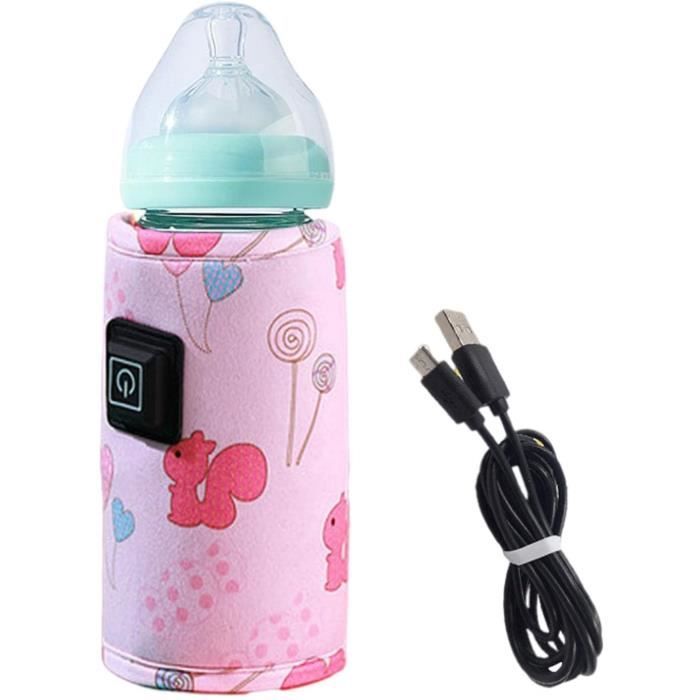 écran Température LED Chauffe-biberon Portable MyBambini's MAX™ - Température Réglable - Chauffage Rapide - Chauffe-biberon Pour Voiture - Lait Maternel - Compatible Avec : MAM Chauffe Biberon Multi Modes