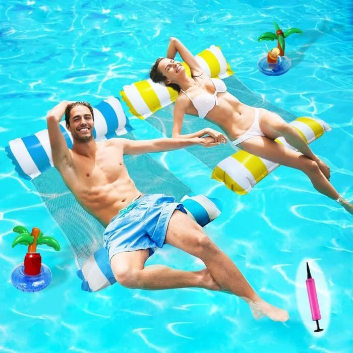 Chaise de piscine TUMALAGIA gonflable avocat hamac flottant lit flottant bouée gonflable avec dossier et accoudoir Chaise de piscine TUMALAGIA gonflable avocat hamac flottant lit flottant bouée gonflable avec dossier et accoudoir