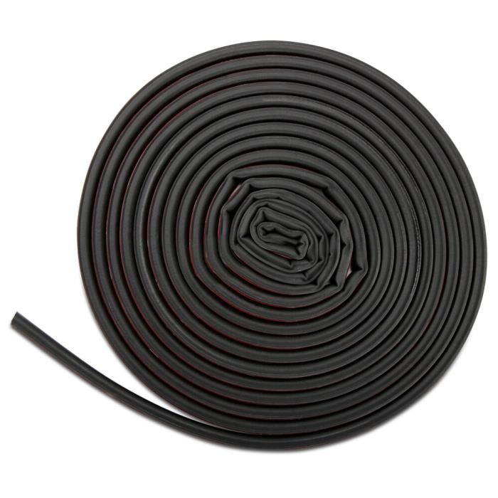 Film Carbone Protection Seuil Portière 3m X 10cm - Anti-Rayures, Noir, Adhésif Résistant