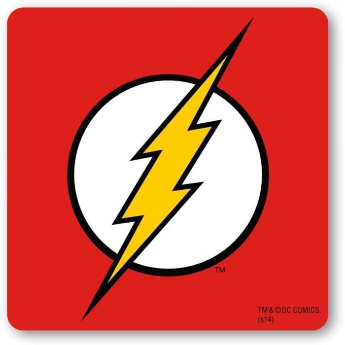 Autocollant Publicitaire Flash Rouge Super Adhésif - DC Comics 1977 - The Flash N°5