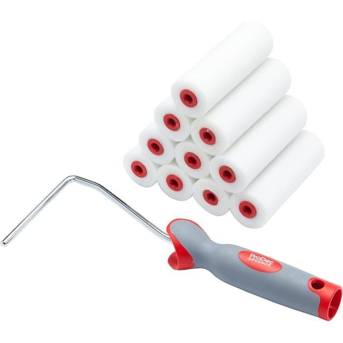 5 Mini Rouleaux Peinture 6 Po Polyester Haute Densité 3/8 Po - Neuf Paquet