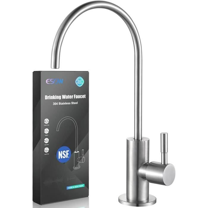 Robinetterie Cuisine,Robinet Mitigeur De Cuisine En Nickel Brossé à