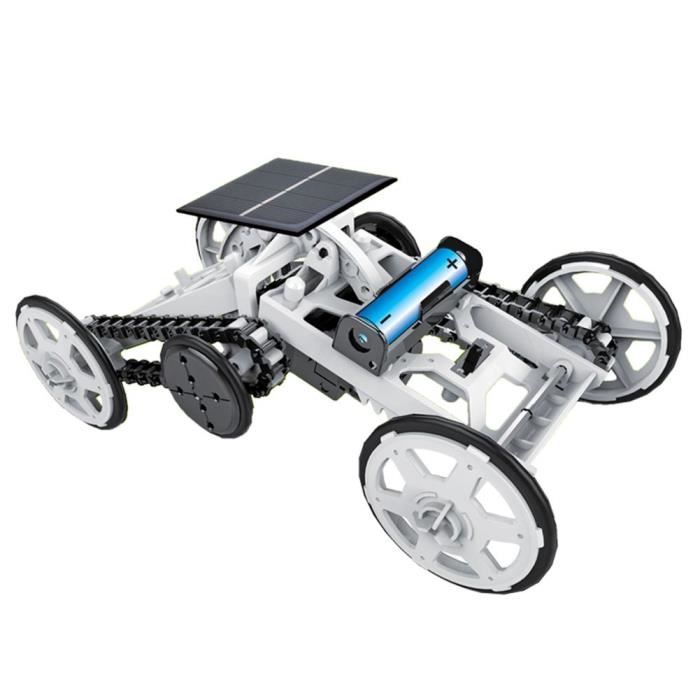 Ql Assembler Jouet De Voiture L Escalade Sur Chenilles 4wd A Energie Solaire Assemble Des Jouets Educatifs Cdiscount Puericulture Eveil Bebe