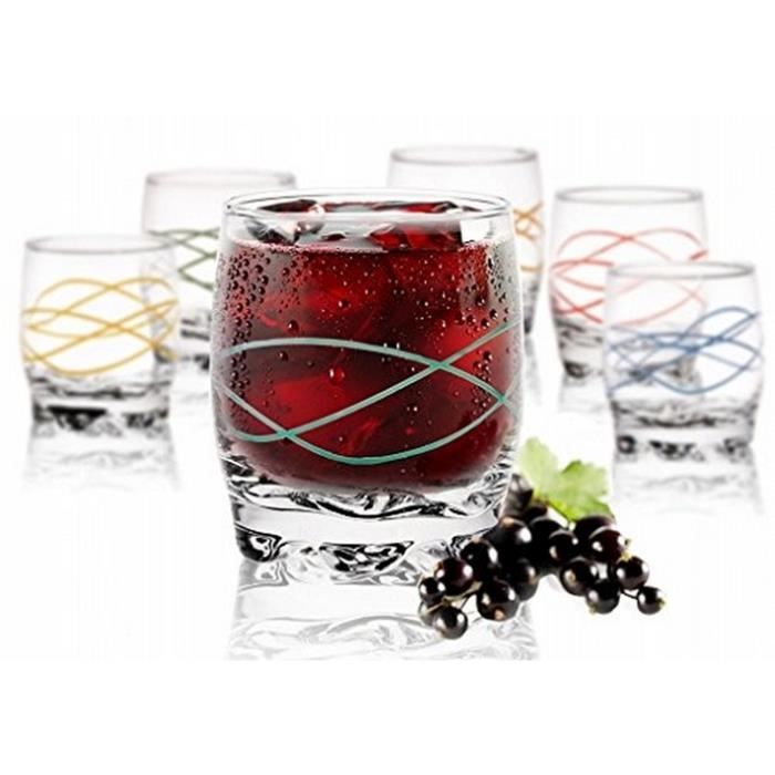 Lot de 6 Gobelets à Eau Terre Inconnue 25cl Bleu - Maison