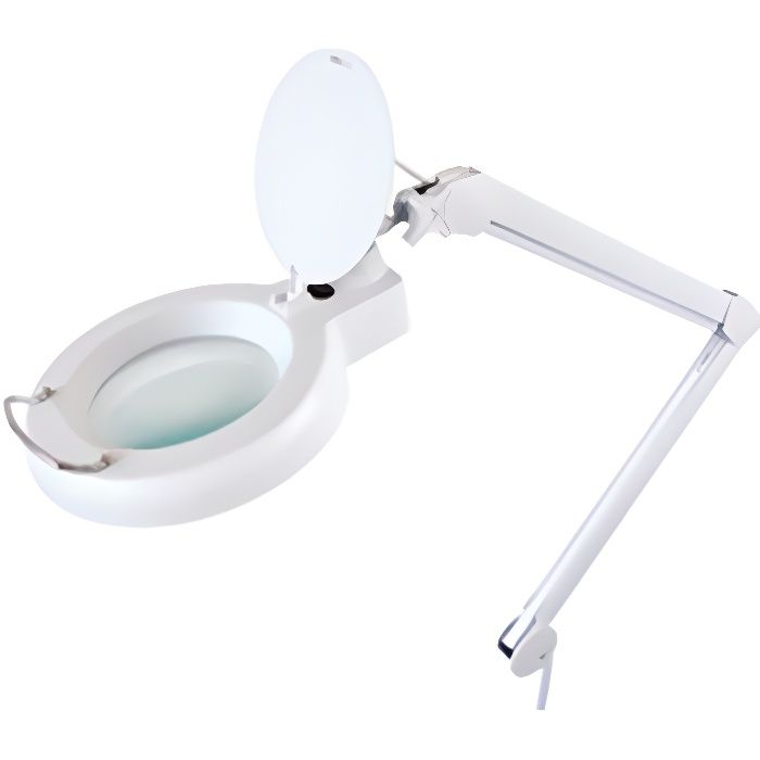 LAMPE LOUPE BRICOLAGE 8 DIOPTRIES 22W BRAS ARTICULE 
