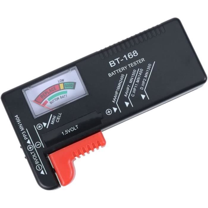 Testeur De Batterie Automobile LED - Vérificateur De Charge Et Alternateur Voiture Avec Pinces