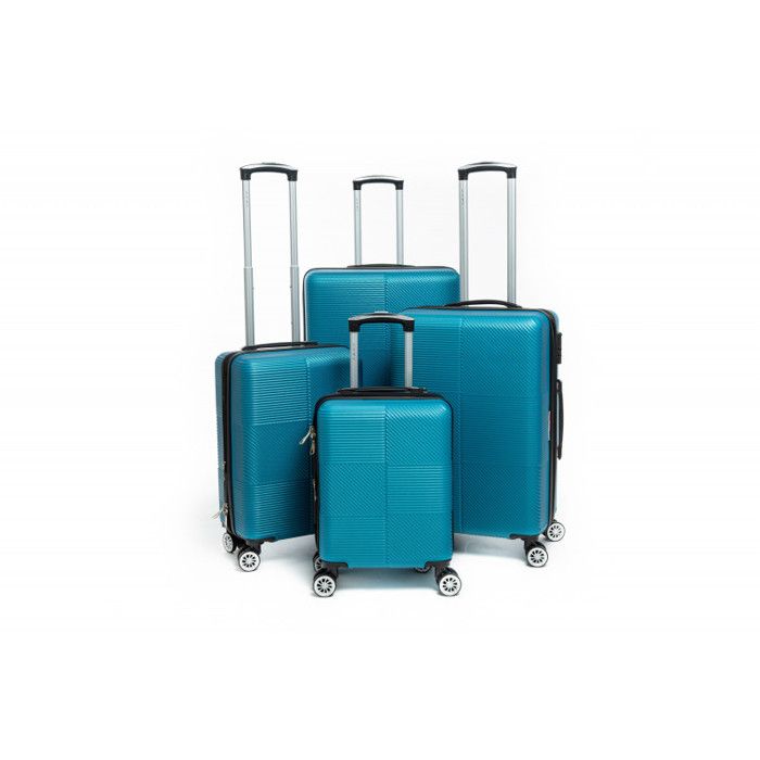 Lot de 4 Valises extensibles ABS rigides 30 de volume Lys