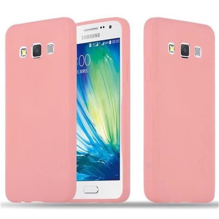 Coque Samsung Galaxy A3 2015 5 CANDY ROSE VIF Cadorabo DESIGN CANDY Housse TPU Silicone Protection Case Cover Ultra Slim Bumper Cdiscount Telephonie