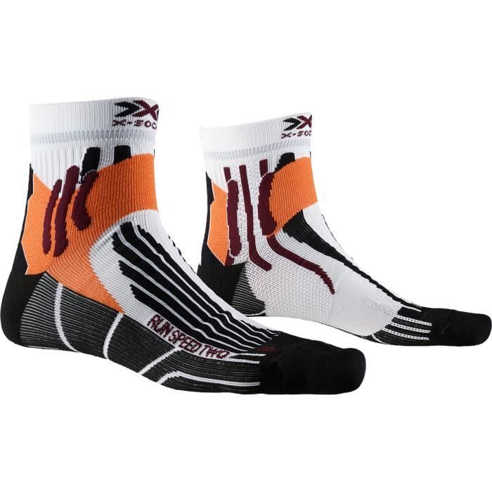 X-Socks chaussettes de course Run Speed TwoPA/PP noir/blanc