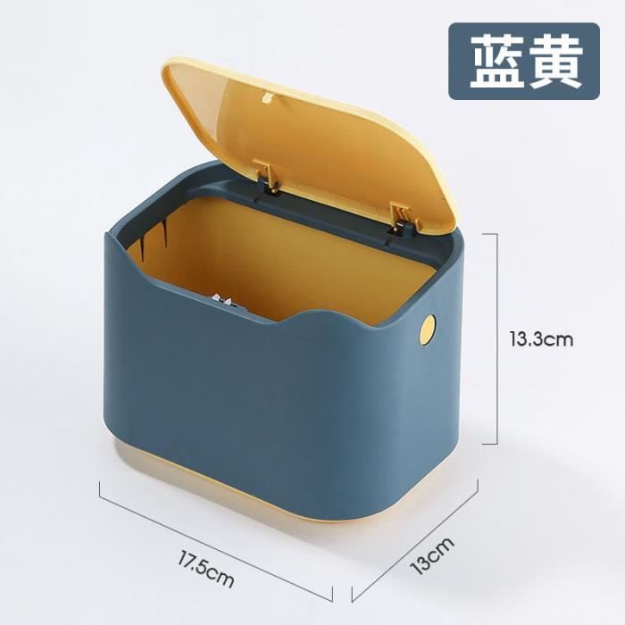 Mini Poubelle De Bureau Avec Couvercle - Plateau De Table