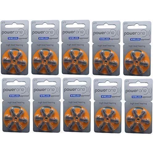 60 Batterie Pile per apparecchi acustici RAYOVAC EXTRA 13 PR48 P13