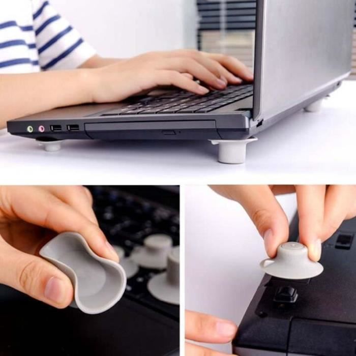 Accessoires tablettes,Coussin de refroidissement pour ordinateur portable,4  pièces-lot,accessoire pour ordinateur portable - Cdiscount Informatique