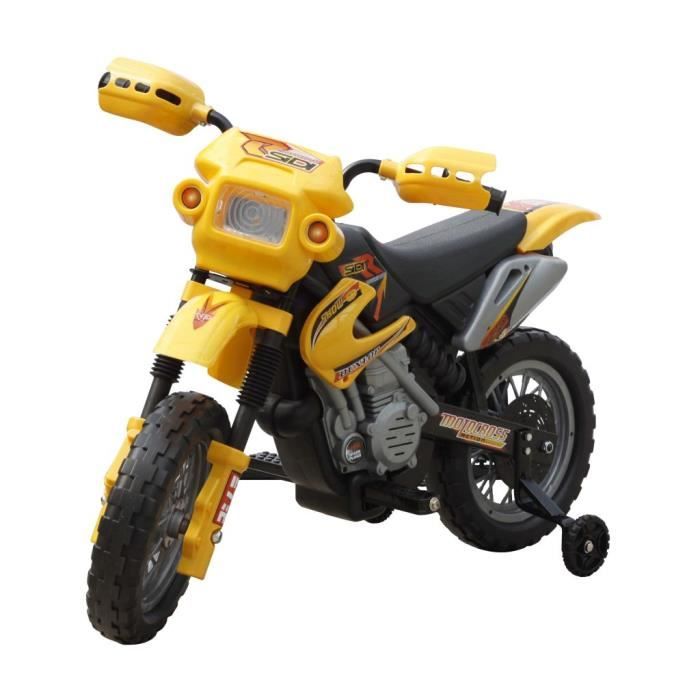 Cadeau- Moto électrique Jouet Cadeau Enfant Véhicule pour enfants Jaune1297