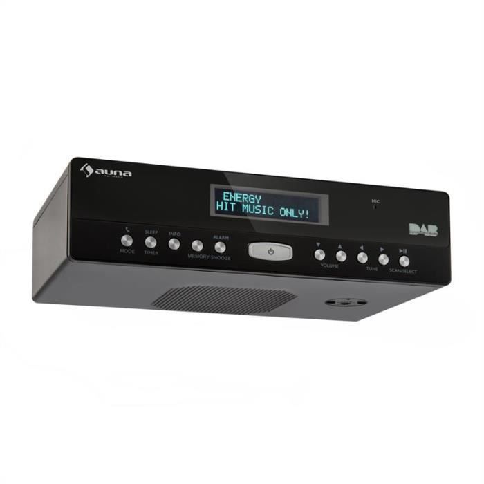 Auna Kr 100 Dab Radio Numerique De Cuisine Encastrable Bluetooth