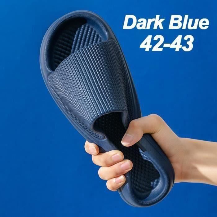 APIKA Pantoufles Antidérapantes EVA – Chaussons Doux Homme Femme, Semelle Mousse Léger Pour Maison, Piscine, Bain, Plage