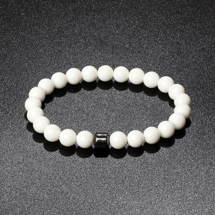 Bracelet Magnétique En Hématite Noire Auris - Bien-être - Neuf