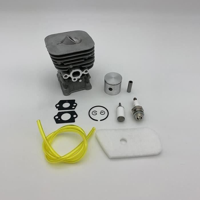 Kit Piston + Cylindre Pour Scie à Chaîne Husqvarna 445 450 450e - Diamètre 44mm - Alliage Aluminium Haute Performance