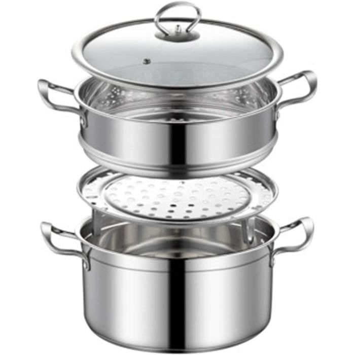 Marmite à Nouilles Chef Zebra 40cm Inox – Avec Couvercle – Faitout Design