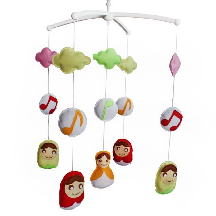 Lit Bebe Mobile Musique Coffret Cadeau Bebe Musical Mobile Decor Colore Cdiscount Puericulture Eveil Bebe