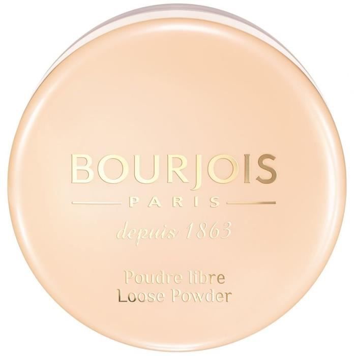 Poudre Libre BOURJOIS 01 Peche Matifiant Fixateur Non comédogène Cdiscount Au quotidien