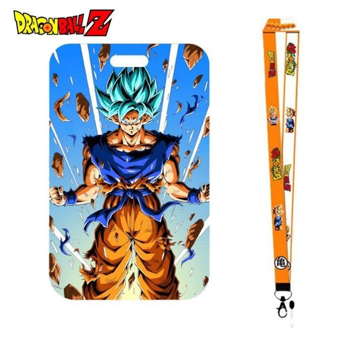 Dragon Ball Card Cover Case Anime Figure Son Goku Vegeta Cosplay Badge ID  Bus Bank Cards Holder Neck Straps Lanyard Card Case - Cdiscount Jeux -  Jouets