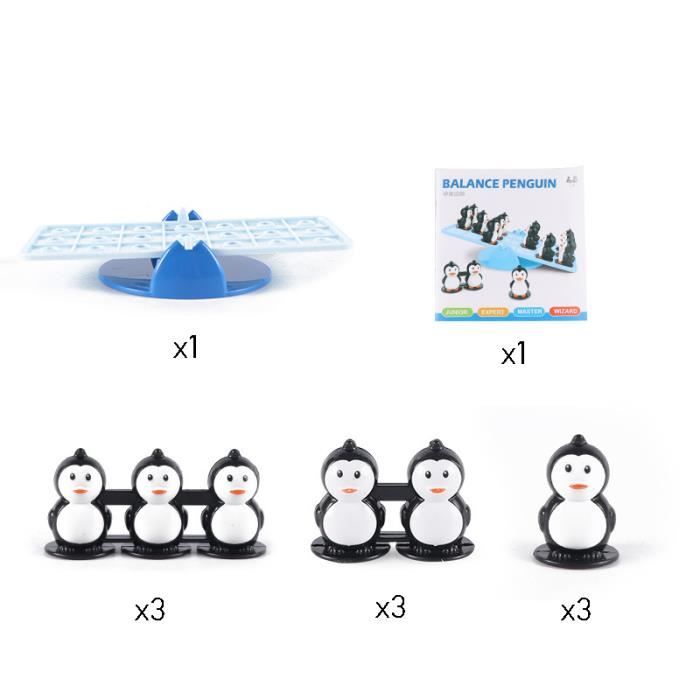 Jouets mathématiques Montessori Échelle d'équilibre de pingouin Échiquier  éducatif Jeu de table Balançoire Jouets éducatifs pour enf - Cdiscount Jeux  - Jouets