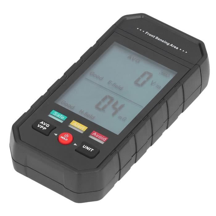 Détecteur De Rayonnement Électromagnétique 5 En 1 VT-ER3 - Mesure Champs, Température, Humidité, Alarme, Rechargeable