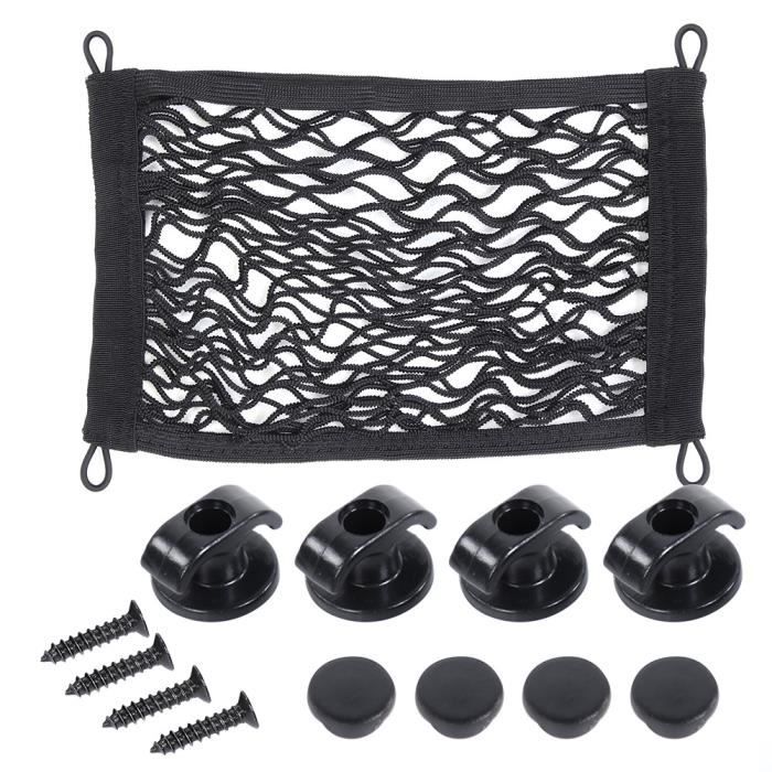 CCYKXA Filet De Coffre, 60 X 40 Cm, Filet à Bagages Avec 4 Crochets Filet De Chargement Elastique Organisateur De Chargement Filet De Rangement Pour Voitures Camions Et Suv 89538924