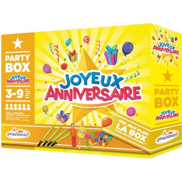 Party Box Joyeux Anniversaire Achat Vente Accessoire Deguisement Cdiscount Party Box Joyeux Anniversaire Achat Vente Accessoire Deguisement Cdiscount
