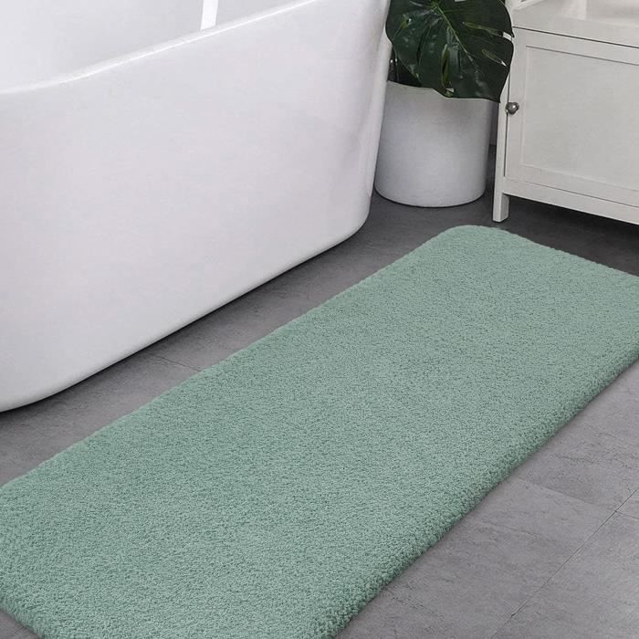 Tapis De Douche Antidérapant Extra Long - 61x61 Cm, Polyester/caoutchouc, Drainage Rapide, Facile à Couper