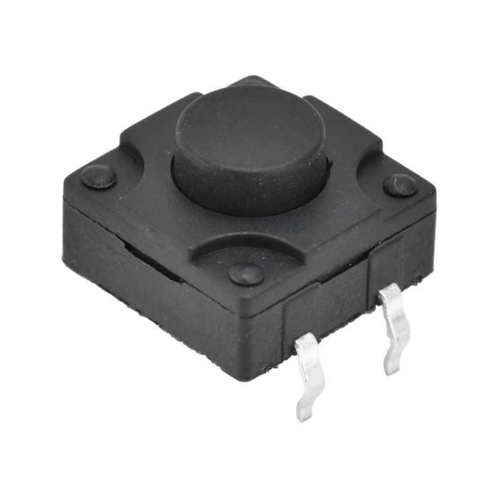 2 Pièces Interrupteur Bouton-Poussoir Tactile 220V 6 Broches IP65 - Rouge Vert Orange Bleu Blanc