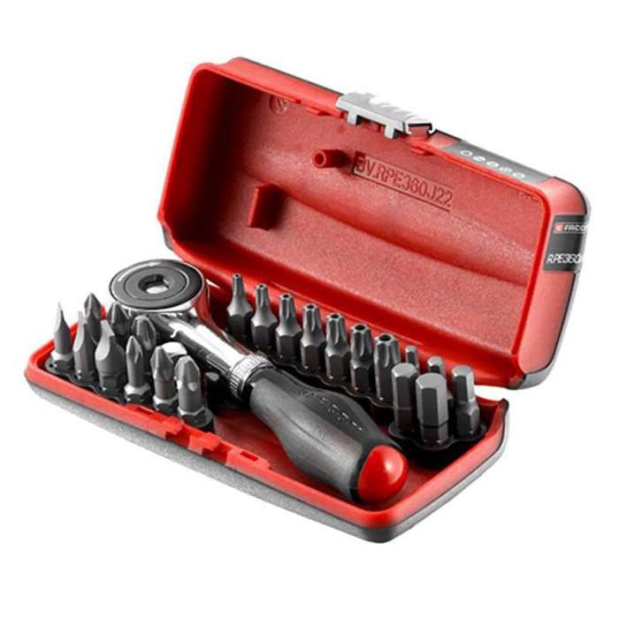 Coffret porte embout à cliquet 14 + 22 pièces Facom R.PE360 - vue 2