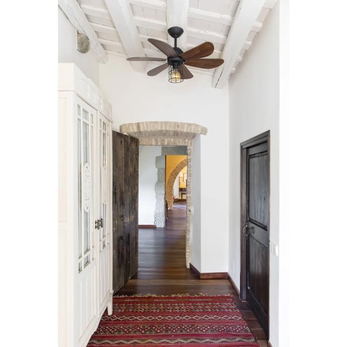 Ventilateur De Plafond 91 Cm Avec Lampe Integree Chicago Tek Et Structure Gris Basalte Achat Vente Ventilateur De Plafond Cdiscount