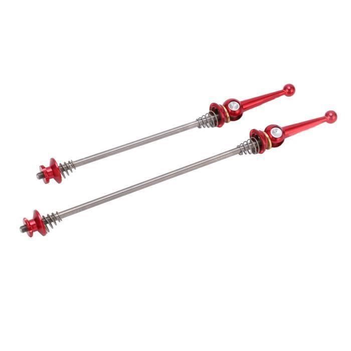 Paires De Chevilles D'essieu SE Racing - Rouges - Pour BMX - Acier - 2 Pièces