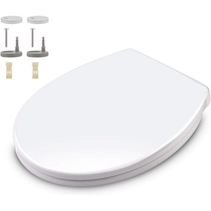 Abattant WC Himimi Lunette de Toilette en Forme de O Montage
