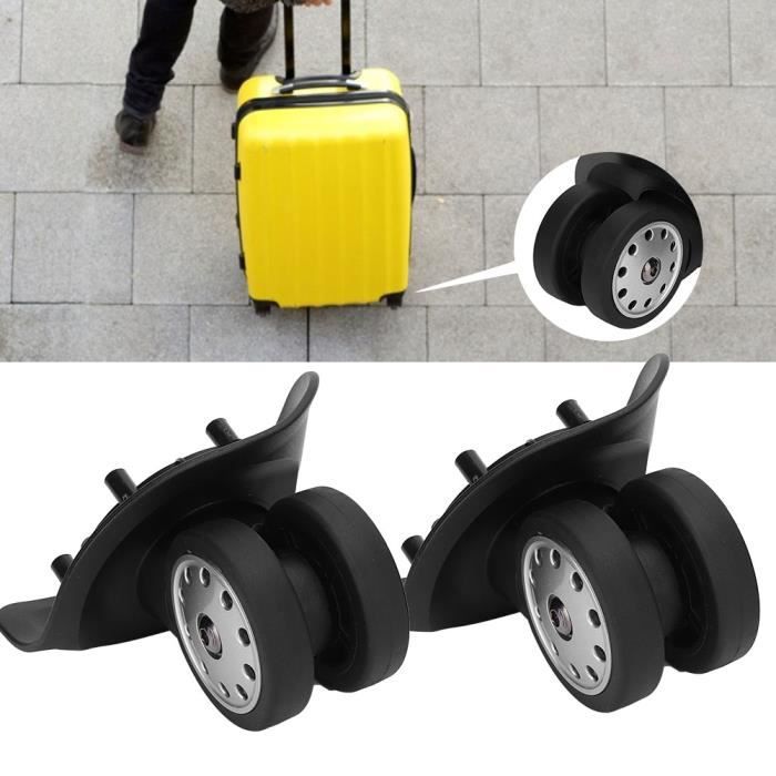 Acheter Bricolage avec vis remplacer les roues pièces de valise essieux  roulette Kit de réparation roues de bagages de voyage