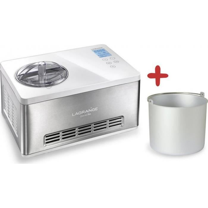 Turbine à glace Glaces Pro double cuve 419022 - vue 2
