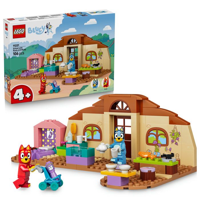 LEGO® Bluey 11221 'école avec Rusty et Bluey - vue 3