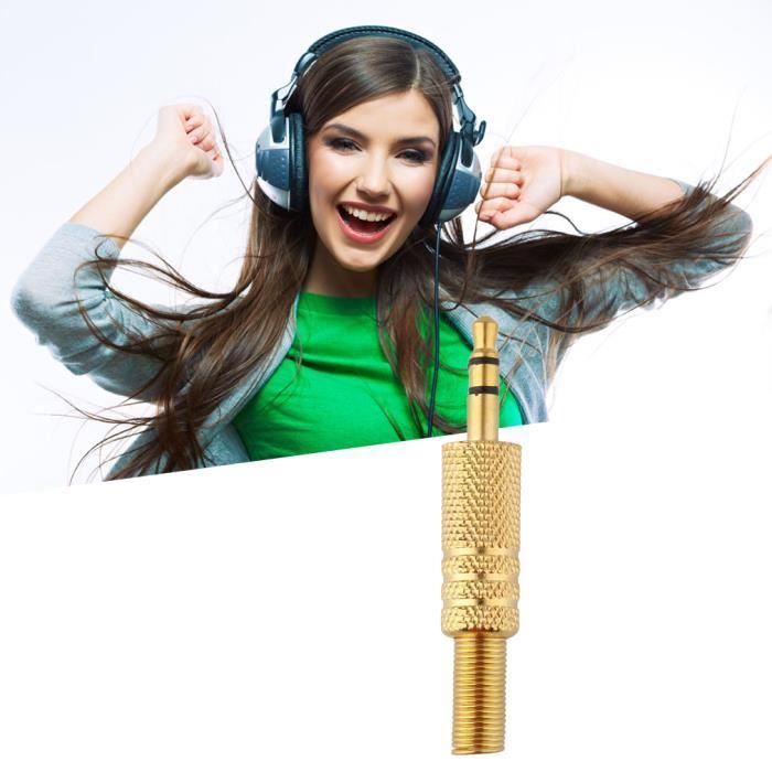 Connecteur Male De Prise Jack Audio Stereo De 3 5 Mm 3 5 Mm A Souder Partie Pour Casque Prix Pas Cher Cdiscount