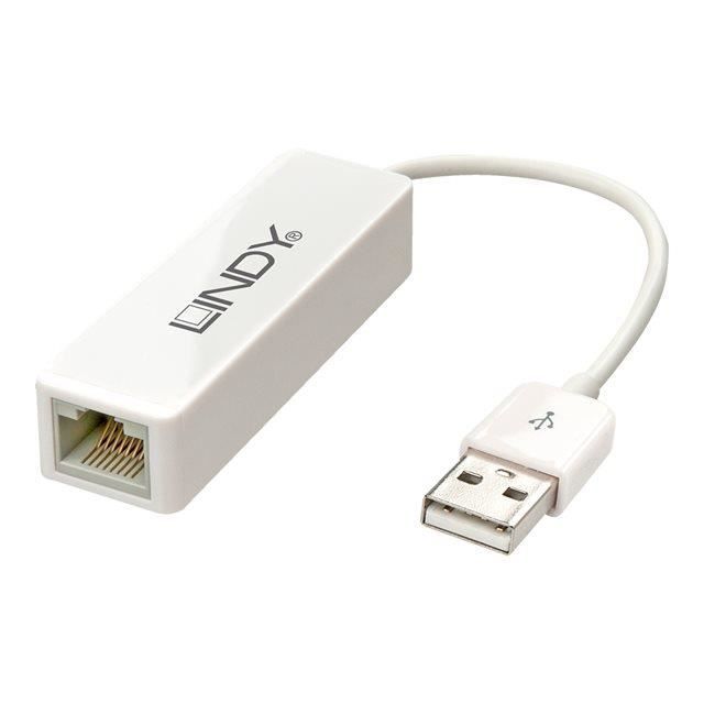LINDY Adaptateur USB 2.0 Ethernet 10 / 100