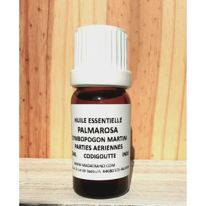 PRANAROM HUILE ESSENTIELLE DE PALMAROSA BIO 10 ML : Huiles Essentielles